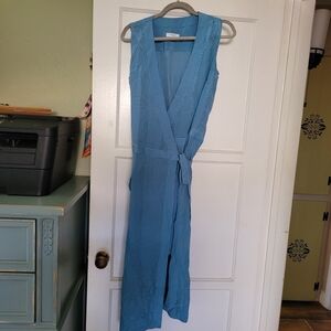 Equipment Blue Polka Dot Fabric